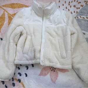 Women’s Cozy Cream Sherpa Jacket